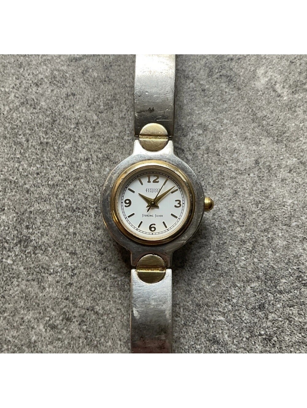 Ecclissi 925 Sterling Silver Womens Watch Sterling Case And Band 1.6 Oz A5